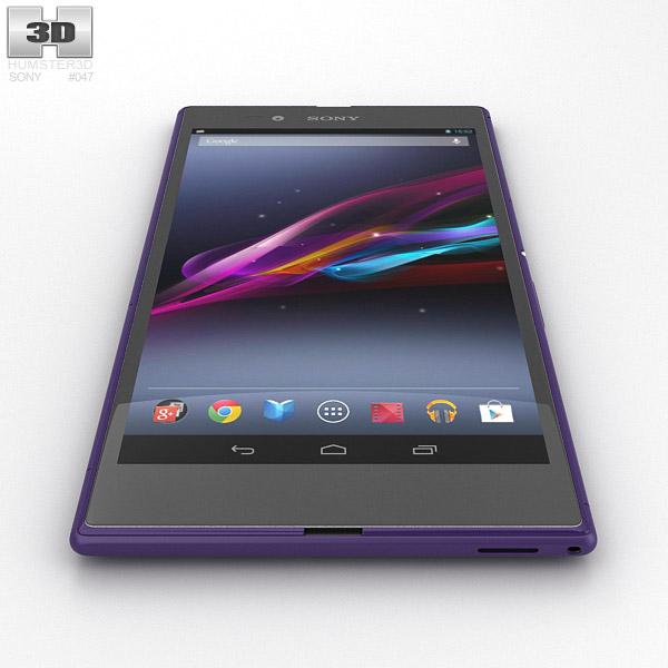 Sony Xperia Z Ultra Purple 3D model - Download Phones on 3DModels.org