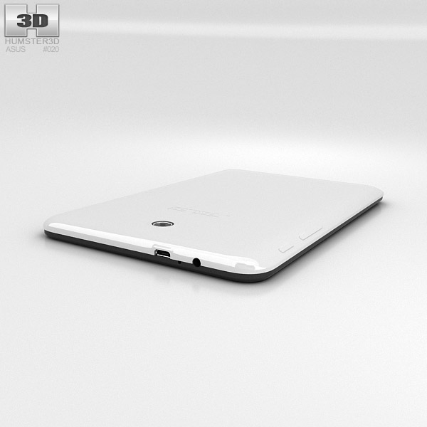 Asus MeMO Pad HD 7 White 3D model - Download Tablet on 3DModels.org