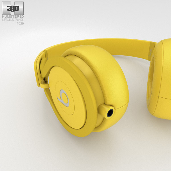 Beats Mixr High-Performance Professional Yellow 3D model