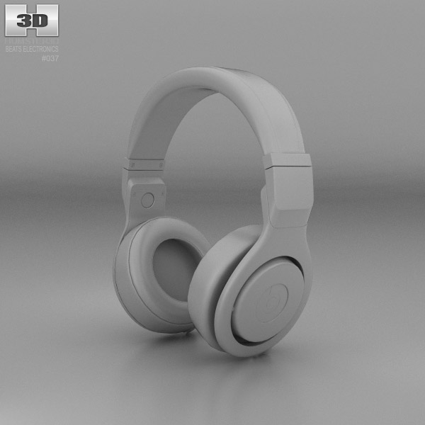 Beats Pro Over-Ear ヘッドホン Infinite Black 3Dモデル