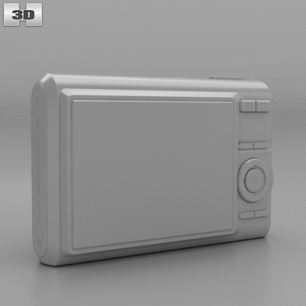 Casio Exilim EX-Z75 Silver 3D model - Download Photo camera on