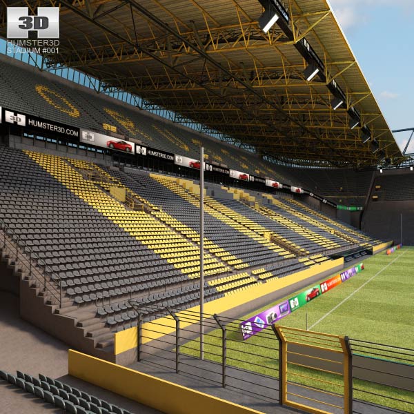 Signal Iduna Park Sitzplan 3d