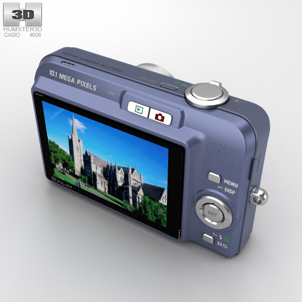 Cámara Digital Casio Exilim EX-Z1050 Modelo 3D - Descargar Cámara
