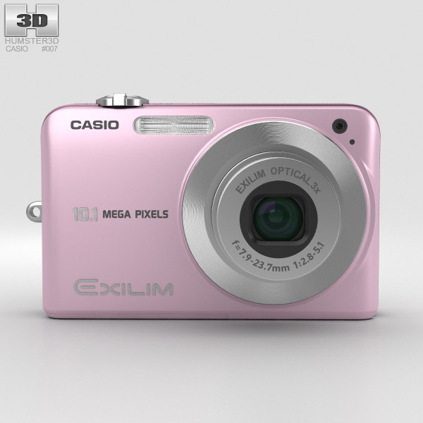 Casio Exilim EX- Z1050 Pink 3D model - Download Photo camera on