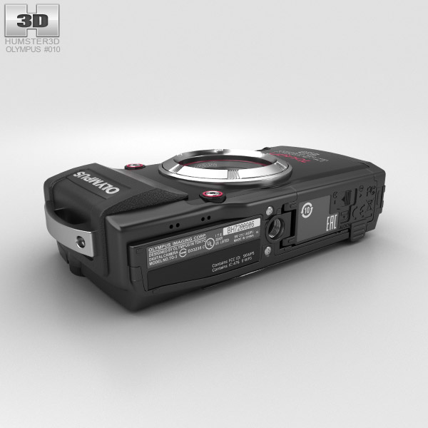 Olympus Tough TG-3 Black 3D model - Download Photo camera on