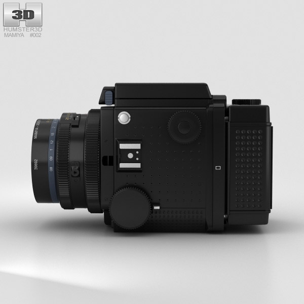 マミヤ RZ67 中判カメラ 3Dモデル - ダウンロード 撮影カメラ オン