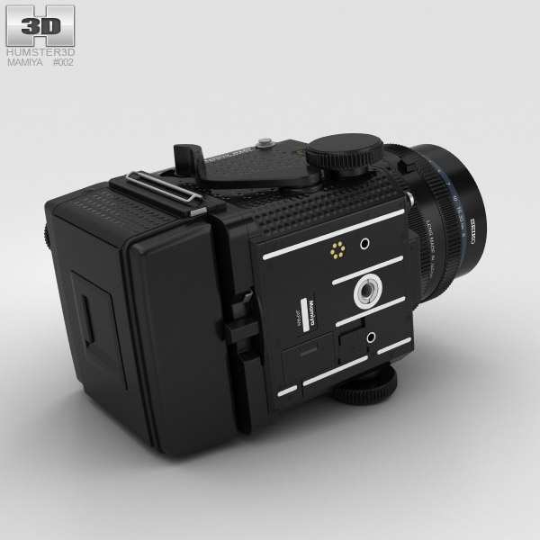 マミヤ RZ67 中判カメラ 3Dモデル - ダウンロード 撮影カメラ オン