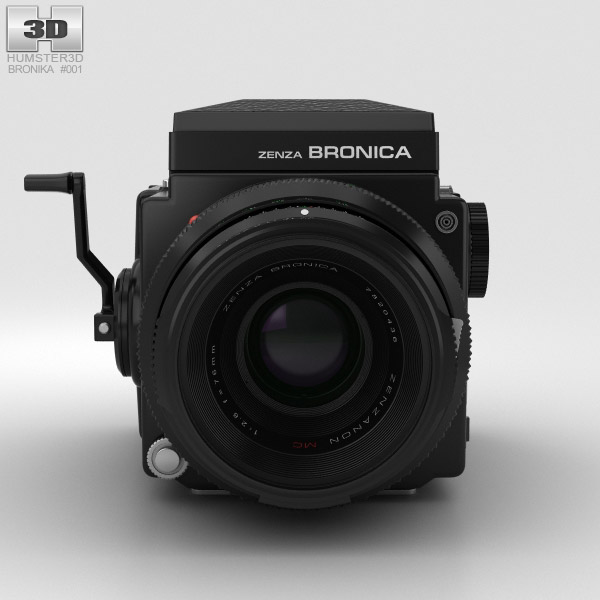 ゼンザブロニカ ETRS 中判フィルムカメラ 3Dモデル - ダウンロード