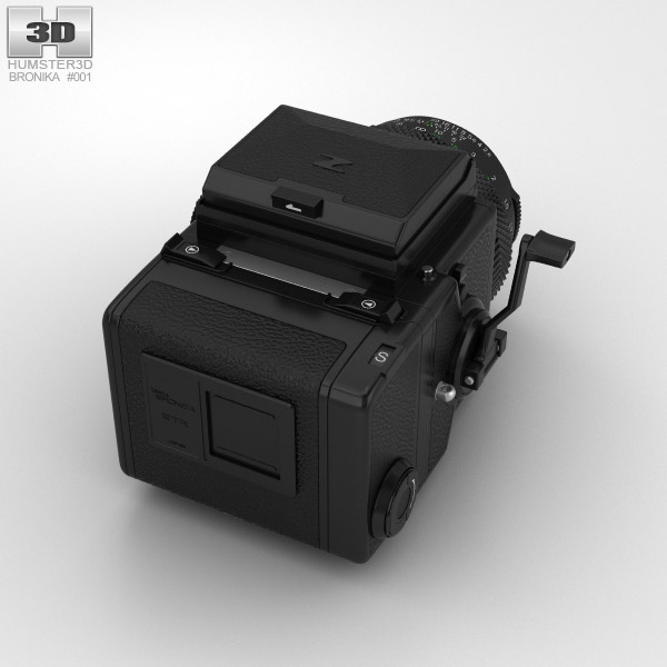 ゼンザブロニカ ETRS 中判フィルムカメラ 3Dモデル - ダウンロード