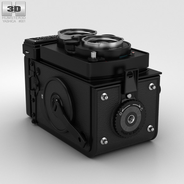 ヤシカマット124G 二眼レフカメラ 3Dモデル - ダウンロード 撮影カメラ