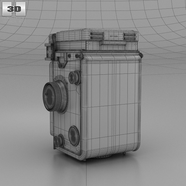 ヤシカマット124G 二眼レフカメラ 3Dモデル - ダウンロード 撮影カメラ