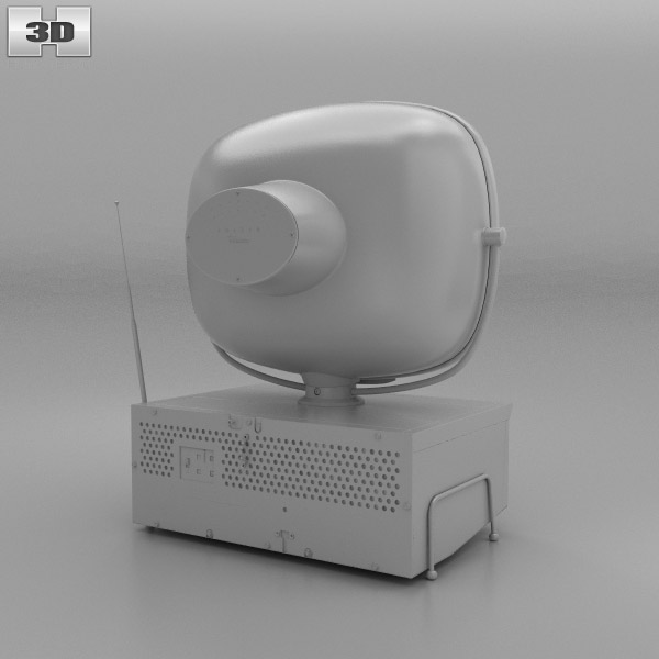 フィルコ プレディクタ ビンテージテレビ 3Dモデル - ダウンロード