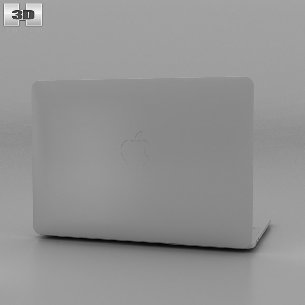 Apple MacBook Pro 13インチ (2016) Touch Bar搭載 シルバー 3Dモデル