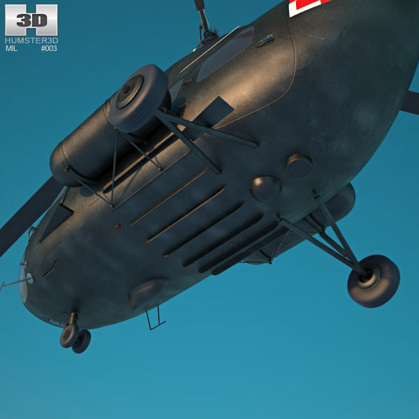 Mil Mi-2 3D model - Download Helicopter on 3DModels.org