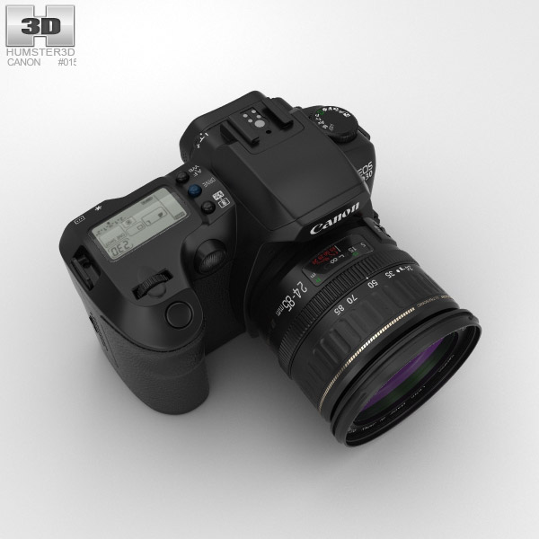 キヤノン EOS D30 デジタルカメラ 3Dモデル - ダウンロード 撮影カメラ