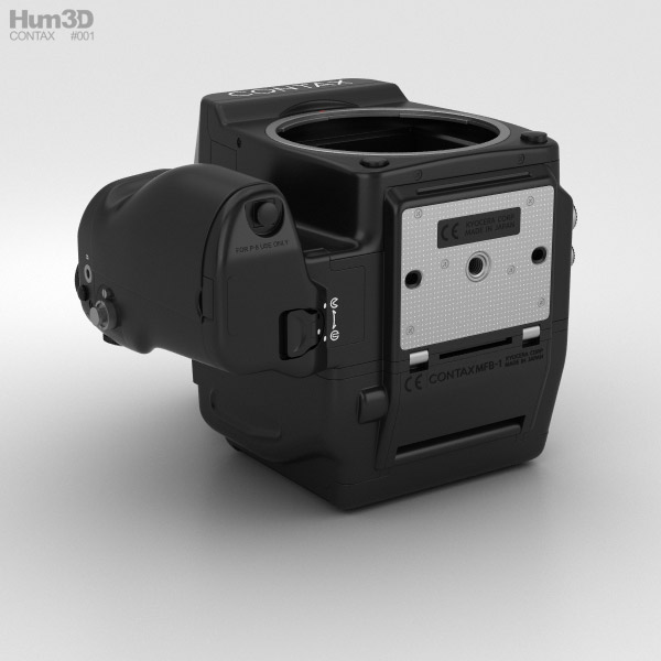 コンタックス645中判フィルムカメラ 3Dモデル - ダウンロード 撮影