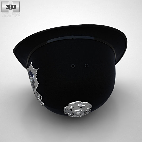 ロンドン警察カストディアンヘルメット 3Dモデル - ダウンロード 保護