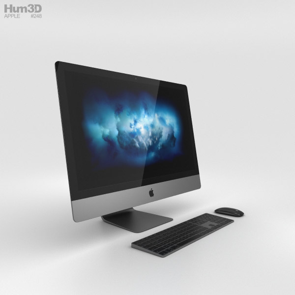 アップル iMac Pro 3Dモデル - ダウンロード デスクトップパソコン