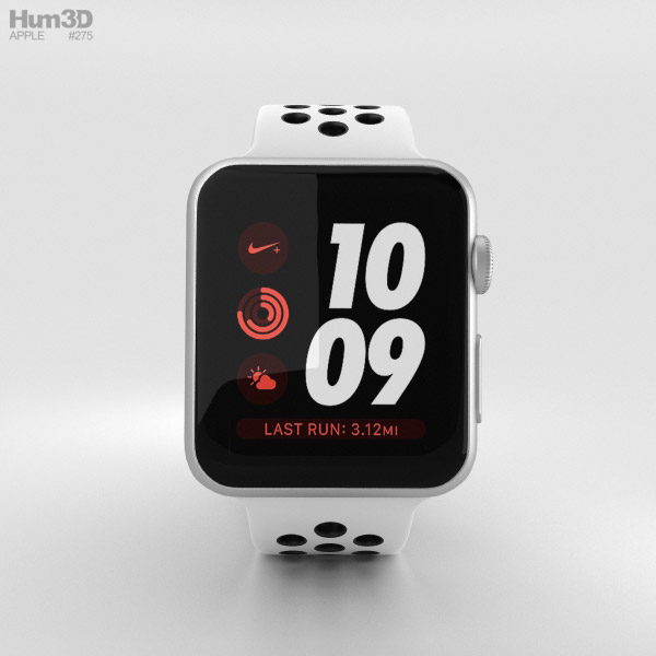 Apple Watch Series 3 Nike+ 38mm GPS Caixa Alumínio Prateado com