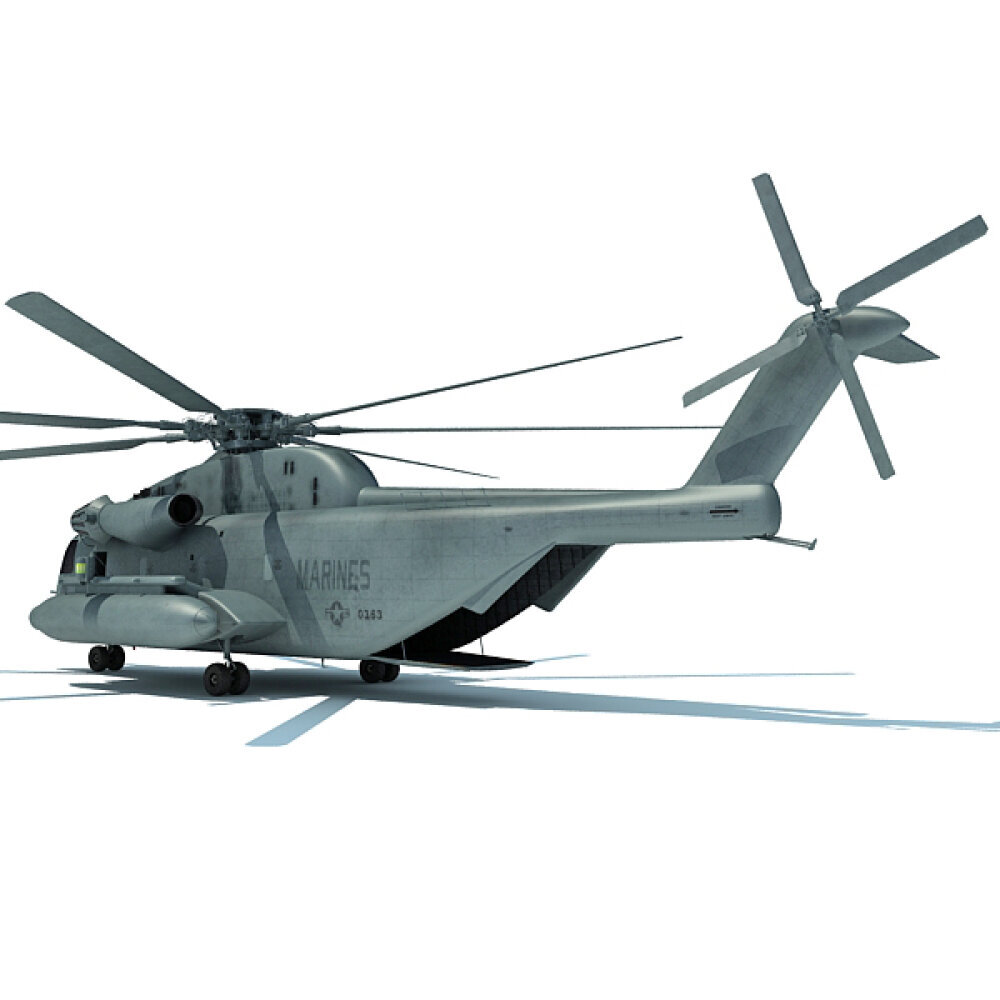 【全長約60cm】 CH-53E スーパースタリオン　3Dプリンター製 シコルスキー社製スーパースタリオンCH-53E 3Dモデル - ダウンロード