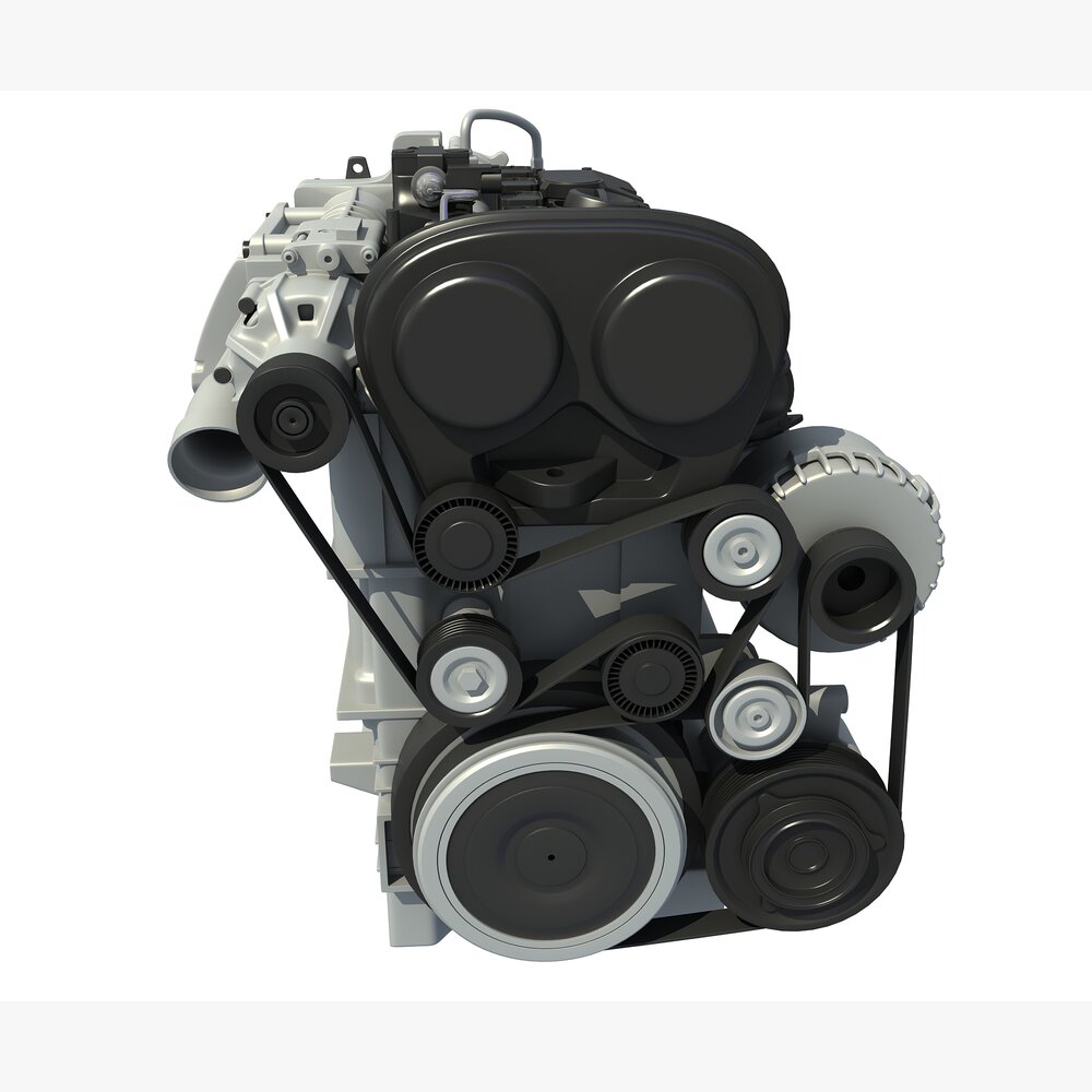 Detailed Car Engine 3D model - Download Engine on 3DModels.org