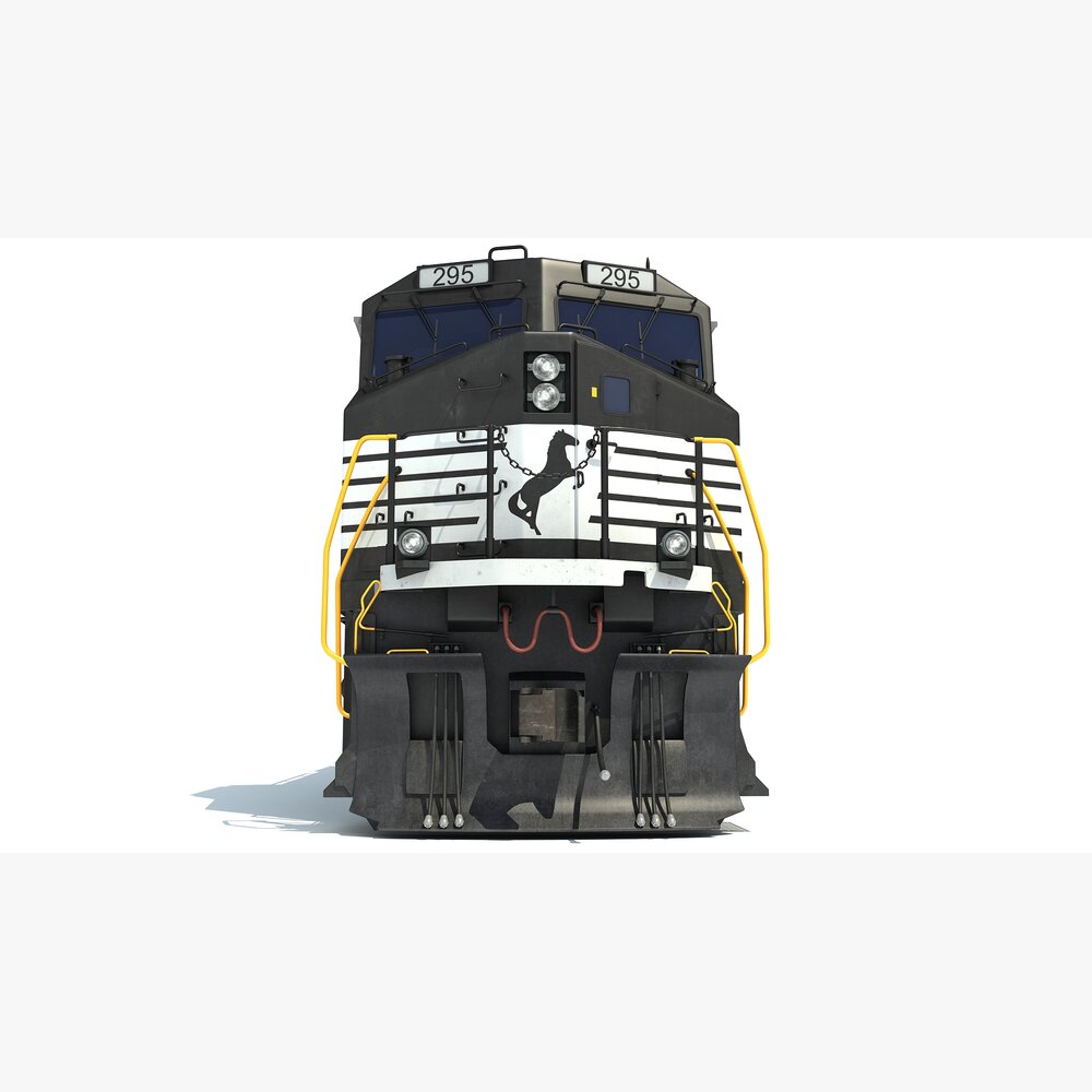 Norfolk Southern Locomotive 3D model - Download Locomotive on