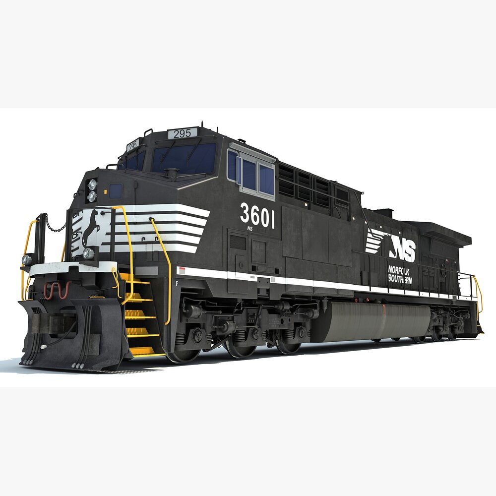 Norfolk Southern Locomotive 3D model - Download Locomotive on