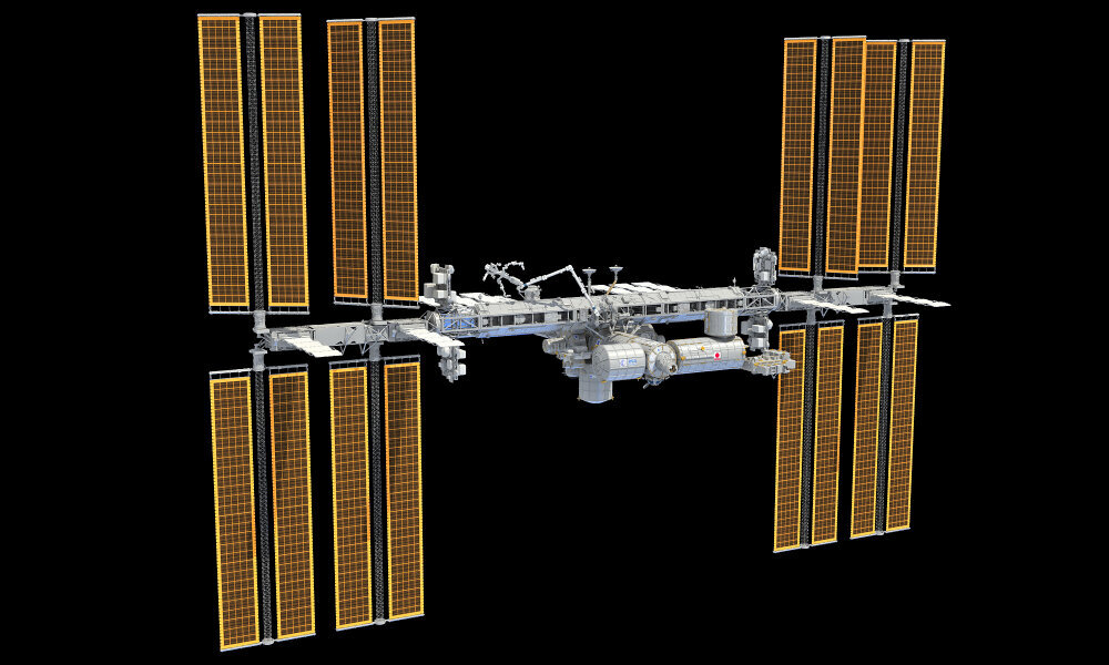 国際宇宙ステーション ISS 3Dモデル - ダウンロード 宇宙ステーション