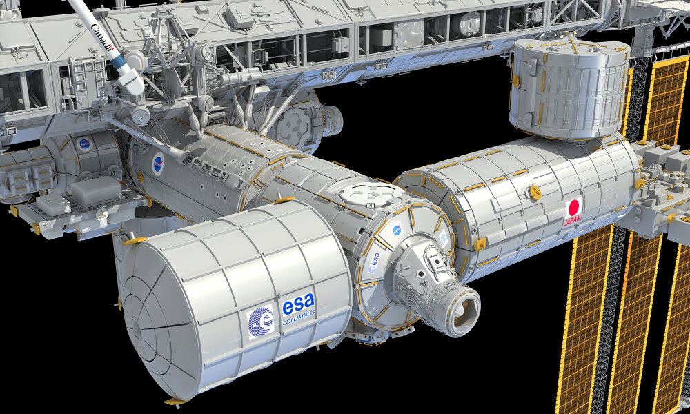 国際宇宙ステーション ISS 3Dモデル - ダウンロード 宇宙ステーション
