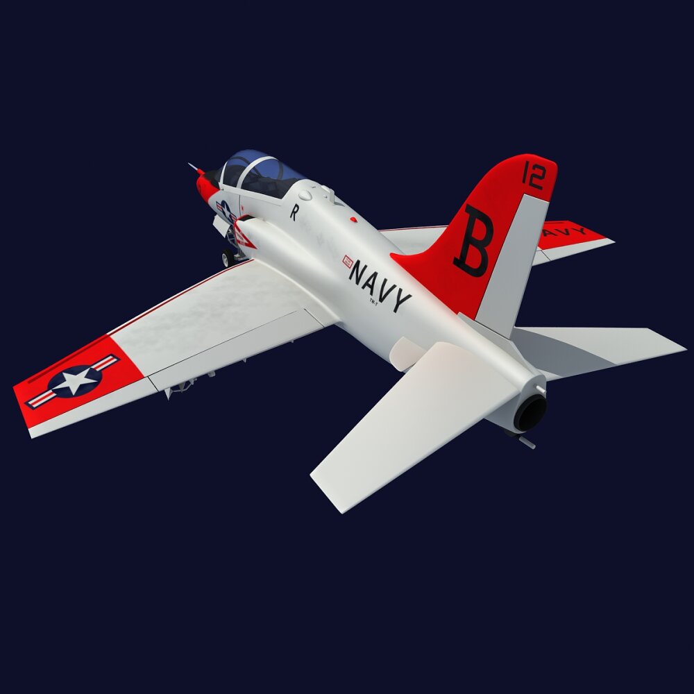 マクドネル・ダグラス T-45 ゴスホーク 海軍練習機 3Dモデル