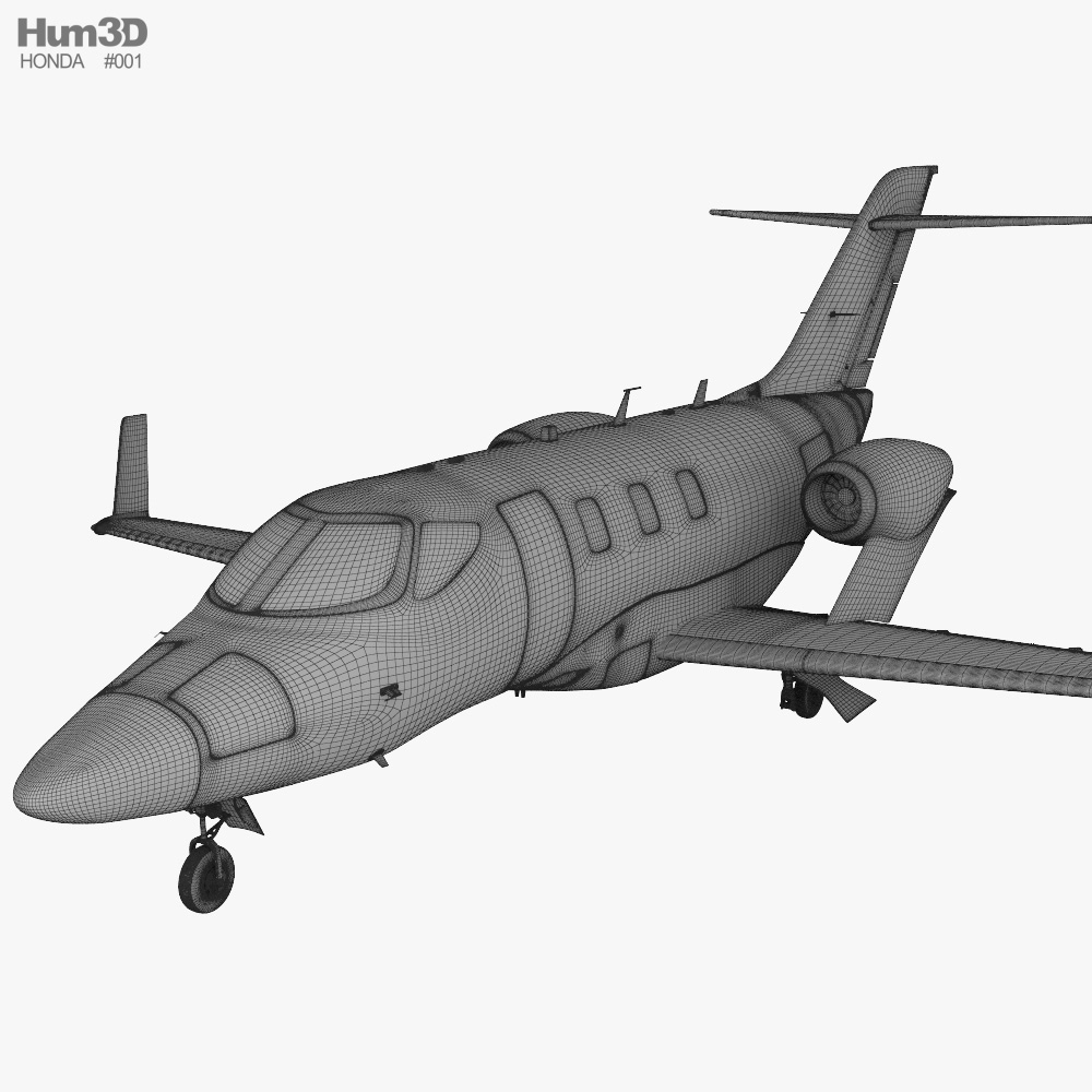 ホンダ HA-420 ホンダジェット 3Dモデル - ダウンロード 小型航空機