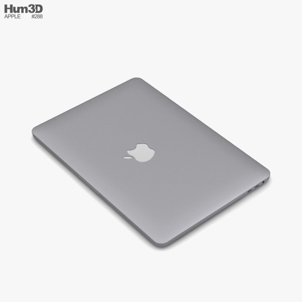 Apple MacBook Pro 13インチ (2018) Touch Bar搭載 スペースグレイ 3D