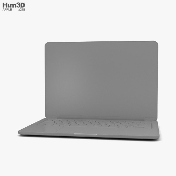 Apple MacBook Pro 13インチ (2018) Touch Bar搭載 スペースグレイ 3D