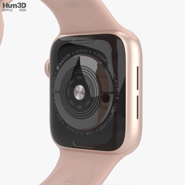 Apple Watch Series 4 40mm Gold Aluminum Case with Pink Sand Apple Watch Series 4 40mm Gold Aluminum Case with Pink Sand