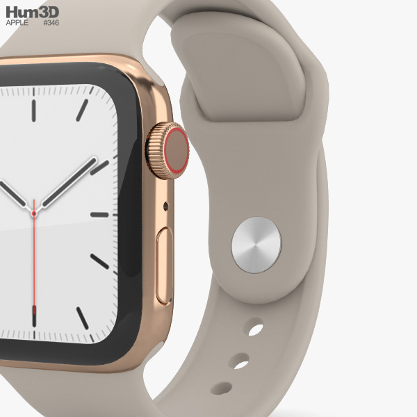 Apple Watch Series 5 40mm Gold Stainless Steel Case with