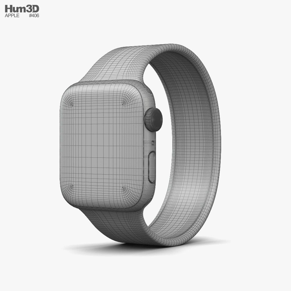 Apple Watch Series 6 44mm Aluminum Space Gray 3D model - Download