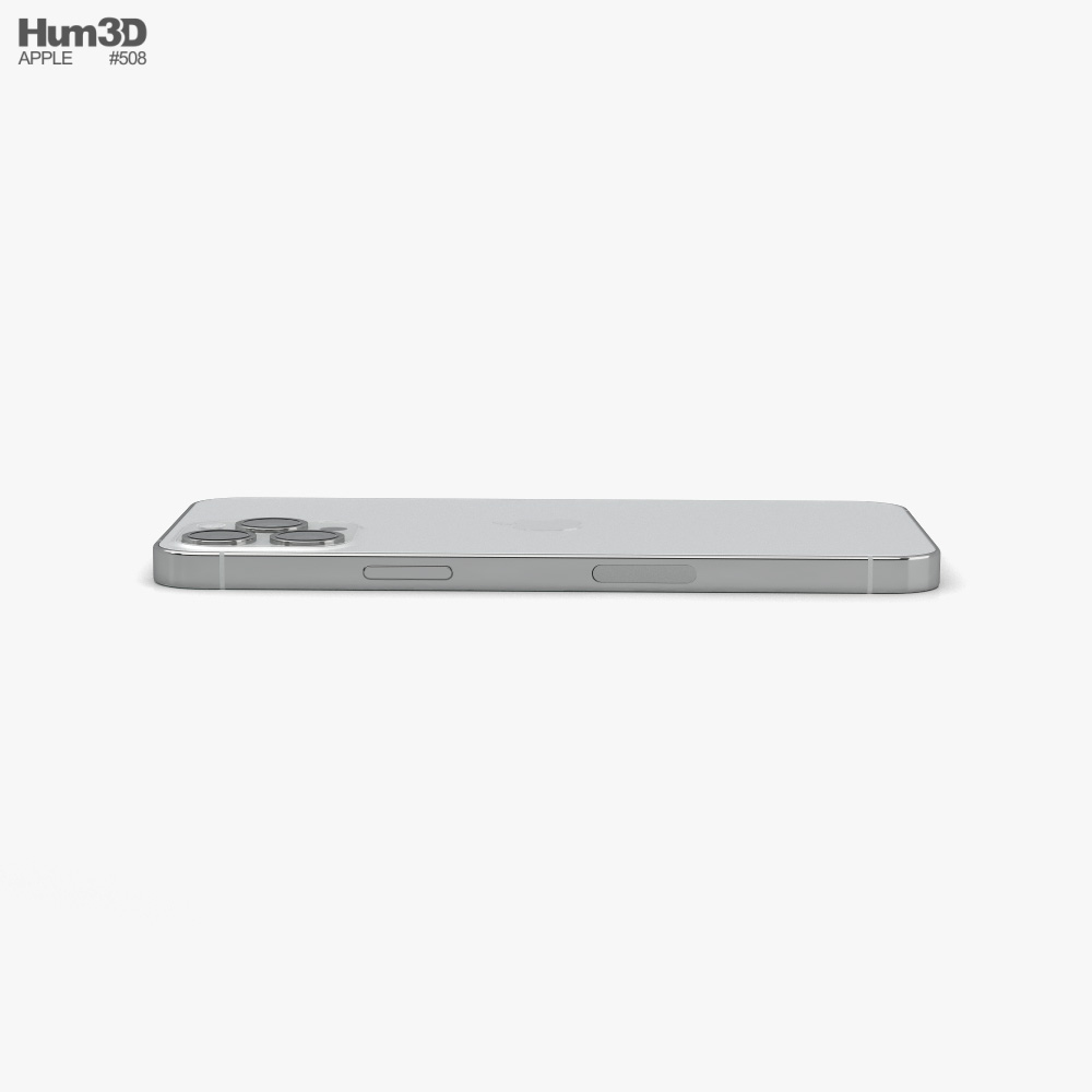 アップル iPhone 13 Pro Max シルバー 3Dモデル - ダウンロード 携帯