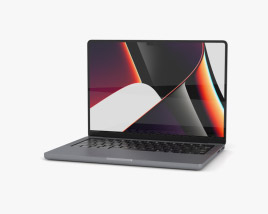 Apple MacBook Pro 2025 M5 Chip 14 inch Space Black 3D model