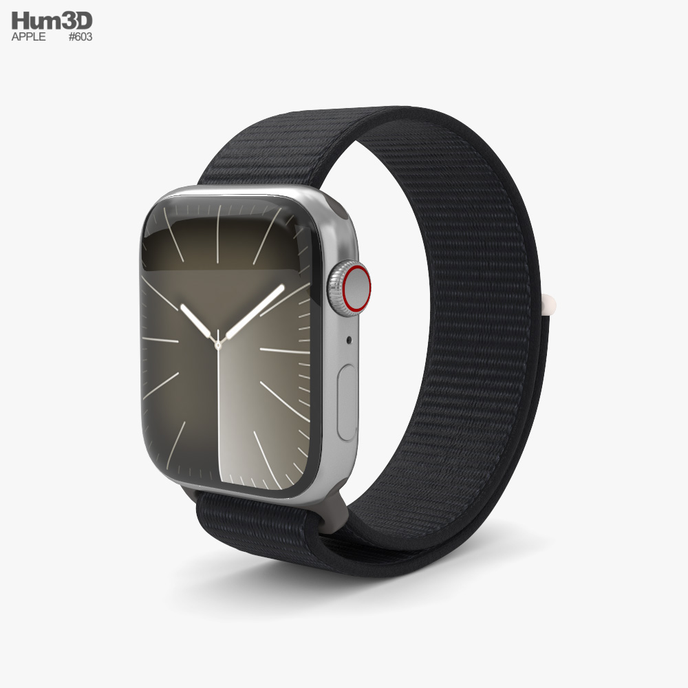 Apple Watch Series 9 41mm Silver Stainless Steel Case with Apple Watch Series 9 41mm Silver Stainless Steel Case with