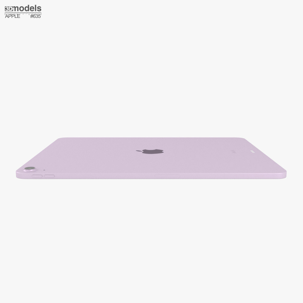 Apple iPad Air M2 13インチ (2024) パープル 3Dモデル - ダウンロード