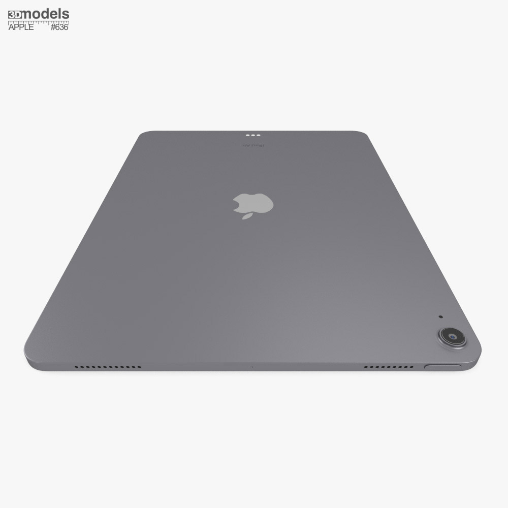 アップル iPad Air M2 13インチ (2024) スペースグレイ 3Dモデル
