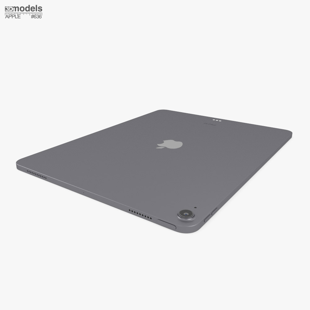 アップル iPad Air M2 13インチ (2024) スペースグレイ 3Dモデル