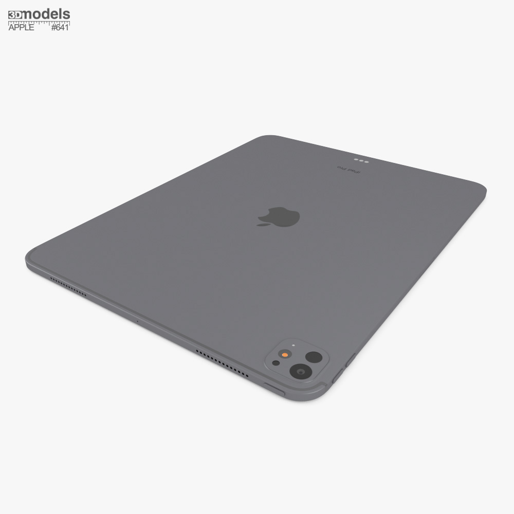 Apple iPad Pro M4 2024 13 Pulgadas Space Gray Modelo 3D