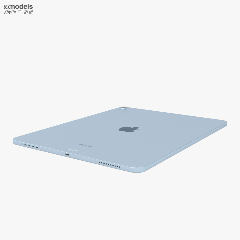 Apple iPad Air M3 13インチ (2025) ブルー 3Dモデル - ダウンロード