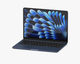 Apple MacBook Air 13 inch M4 M5 2025 2026 Sky Blue 3D model
