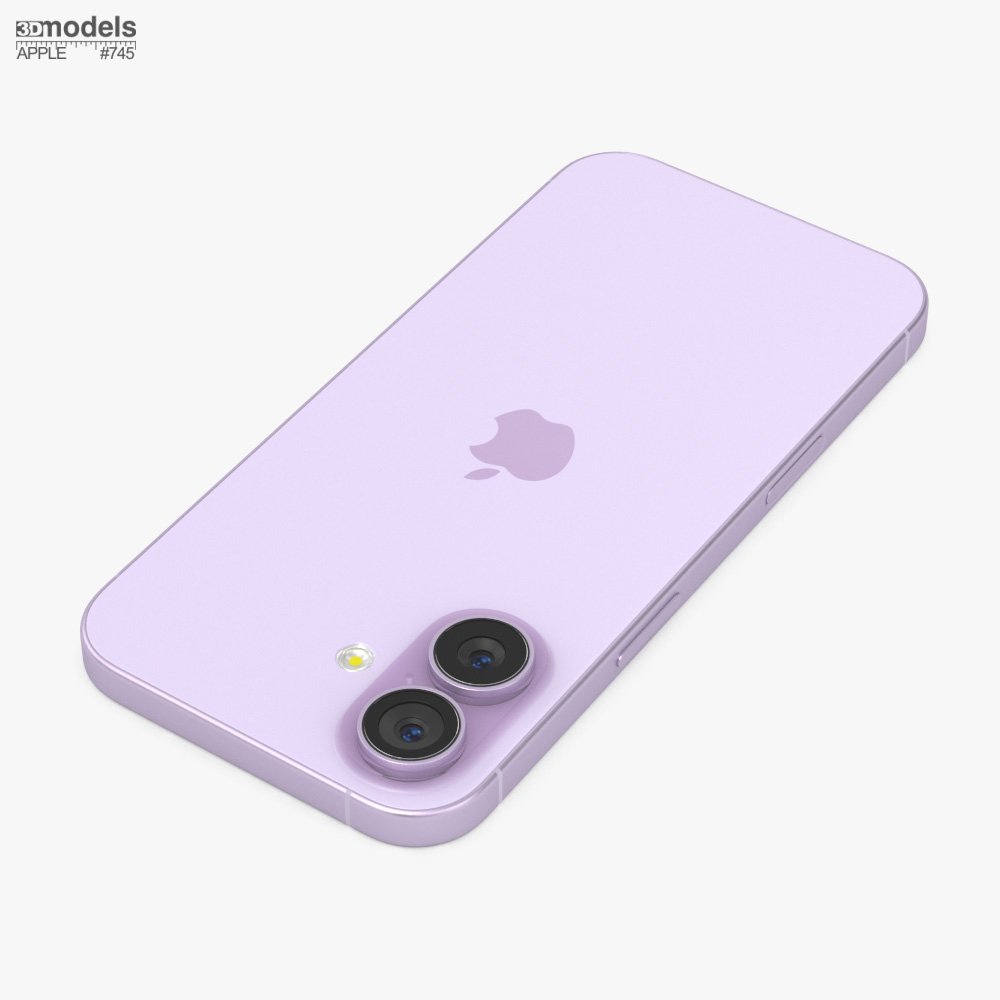 アップル iPhone 17 ラベンダー 3Dモデル - ダウンロード 携帯電話