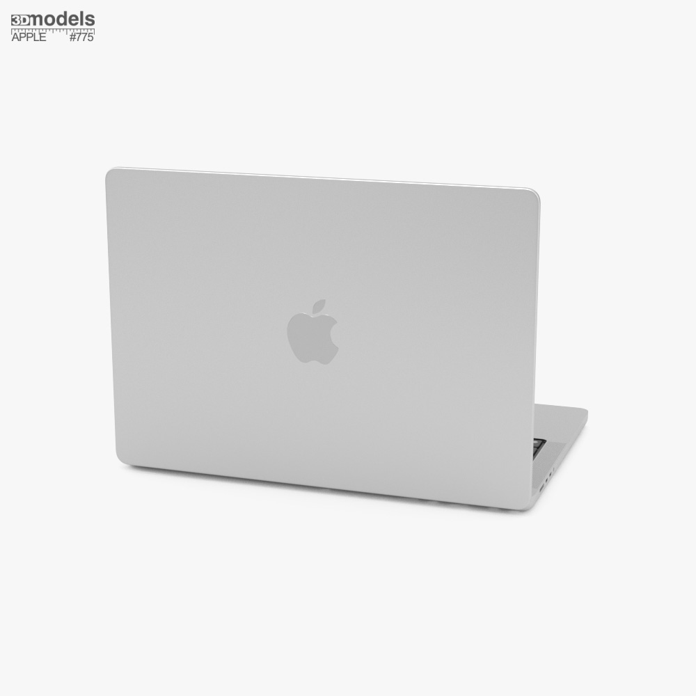 アップル マックブック プロ 2025 M5チップ 14インチ シルバー 3D
