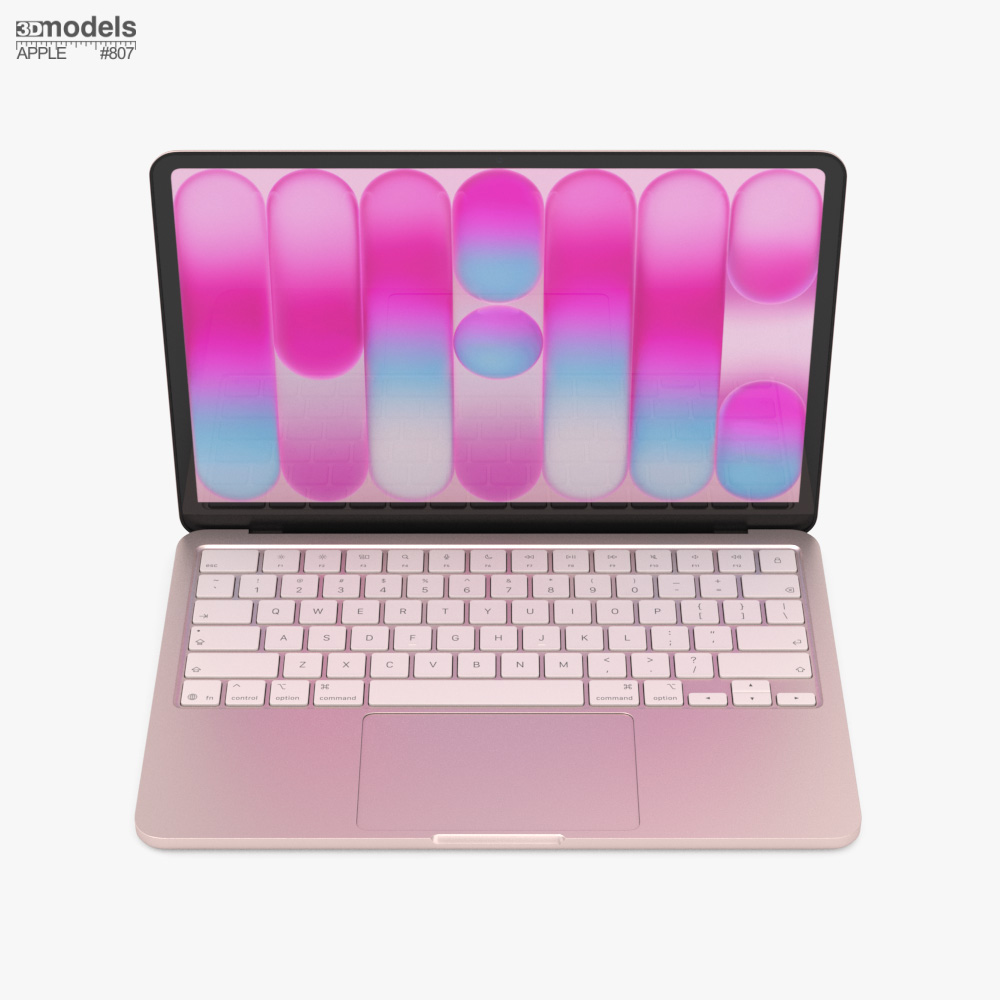 Apple MacBook Neo マジックキーボード ストレージ ブラッシュ 3D