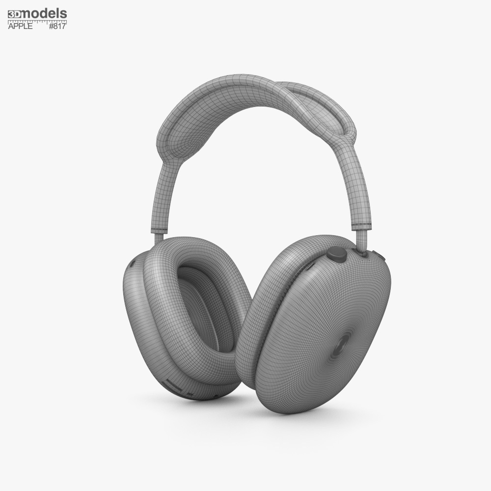 AirPods Max 2 ミッドナイト 3Dモデル - ダウンロード オーディオ機器