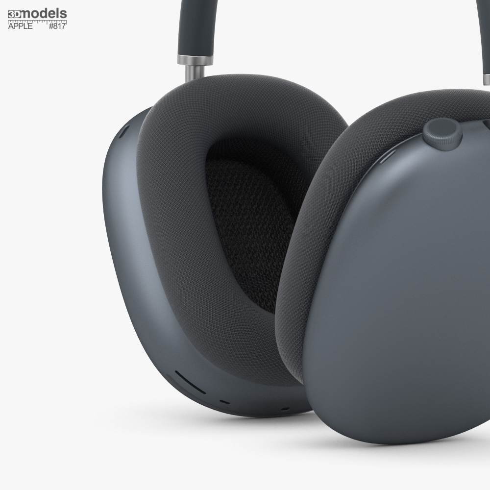 AirPods Max 2 Midnight 3D modeli - İndir Ses Cihazları üzerinde